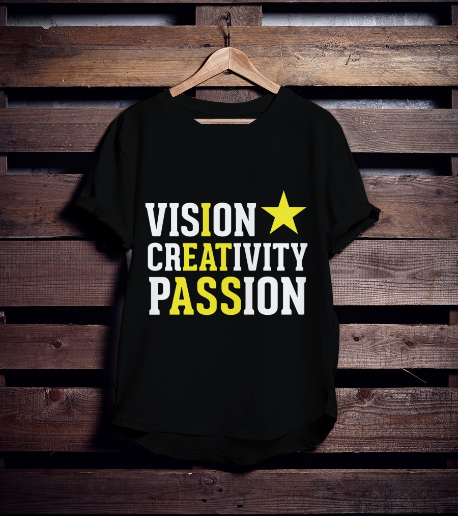 Vision Creativity Passion Star T-Shirt