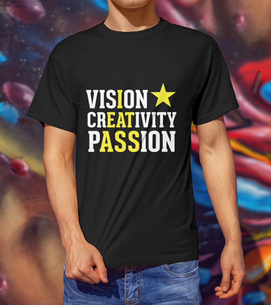Vision Creativity Passion Star T-Shirt