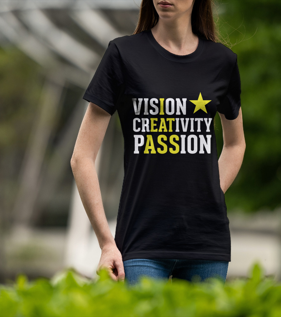 Vision Creativity Passion Star T-Shirt