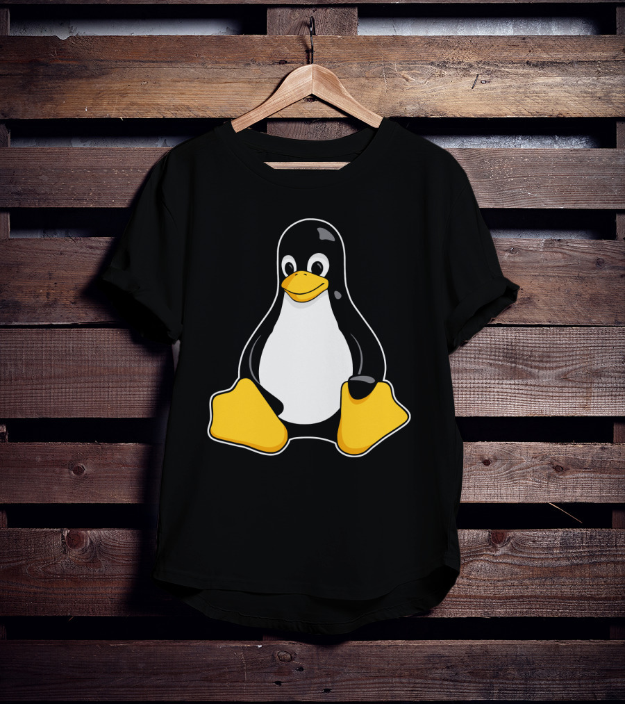 Tux The Penguin Linux Mascot Enhanced Linux Mascot Tux T-Shirt