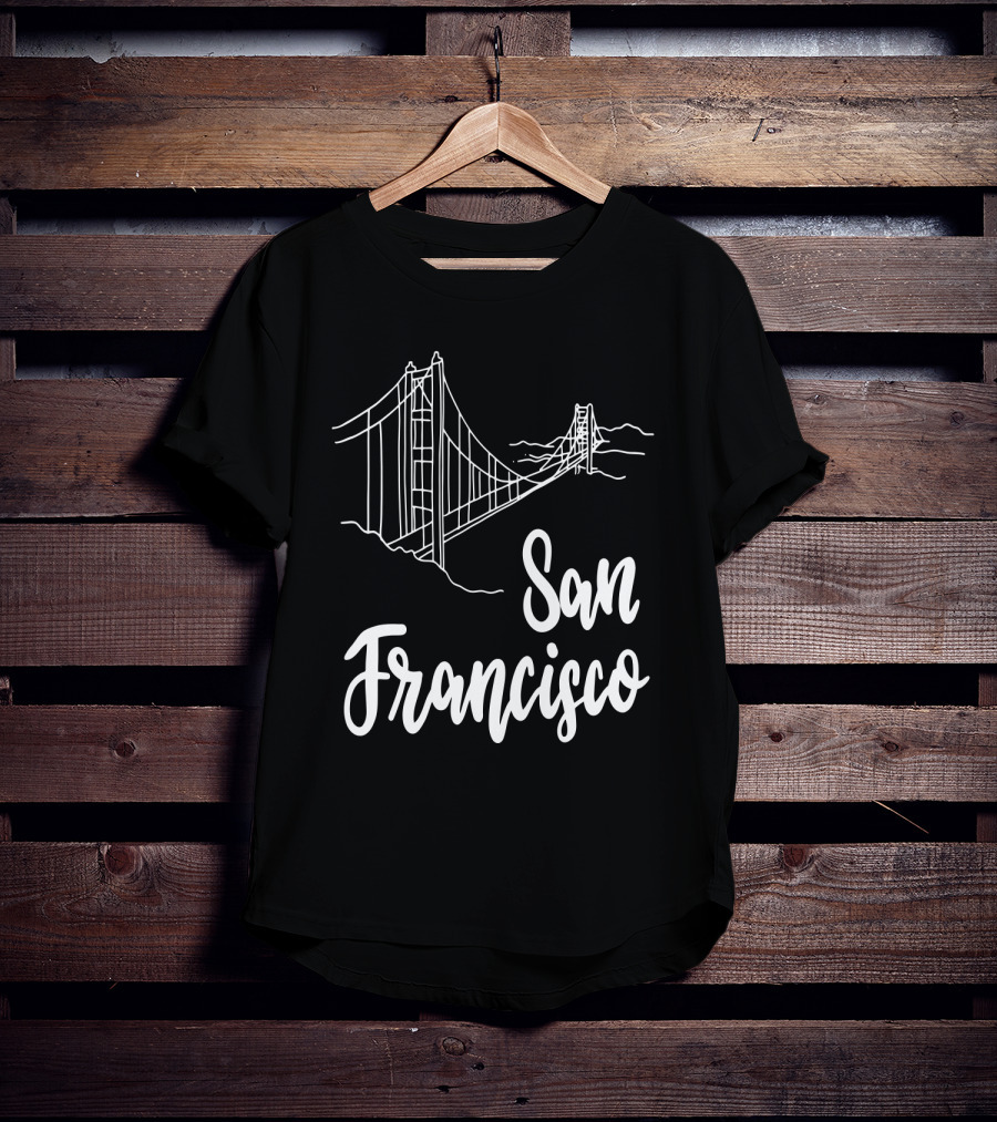San Francisco Golden Gate Bridge California State T-Shirt