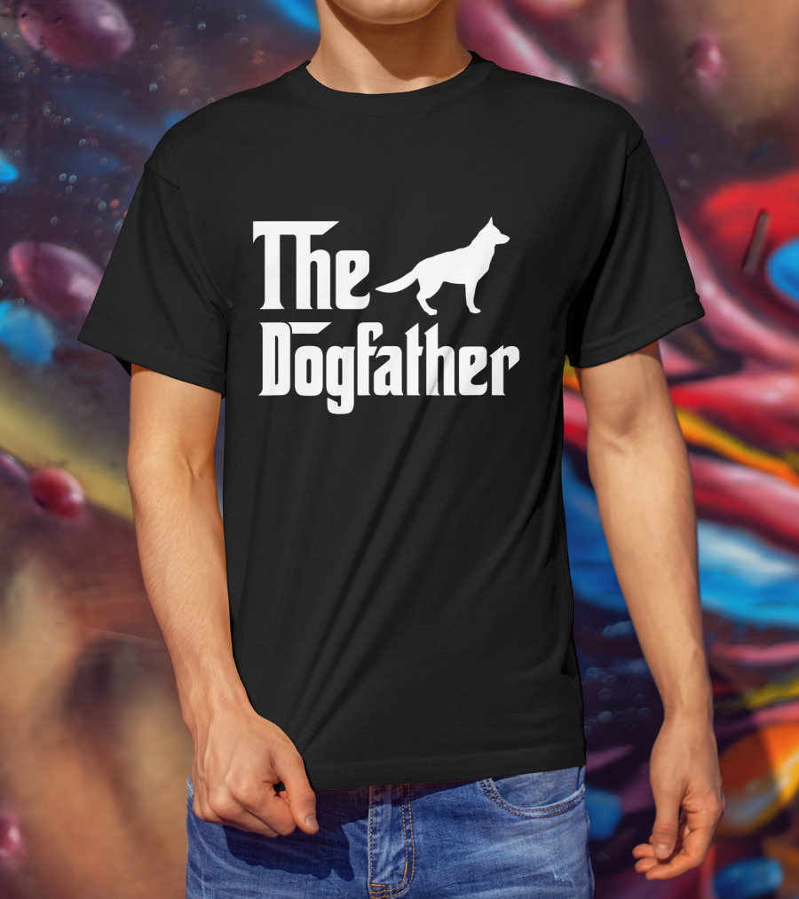 The Dogfather German Shepherd Mafia Movie T-Shirt