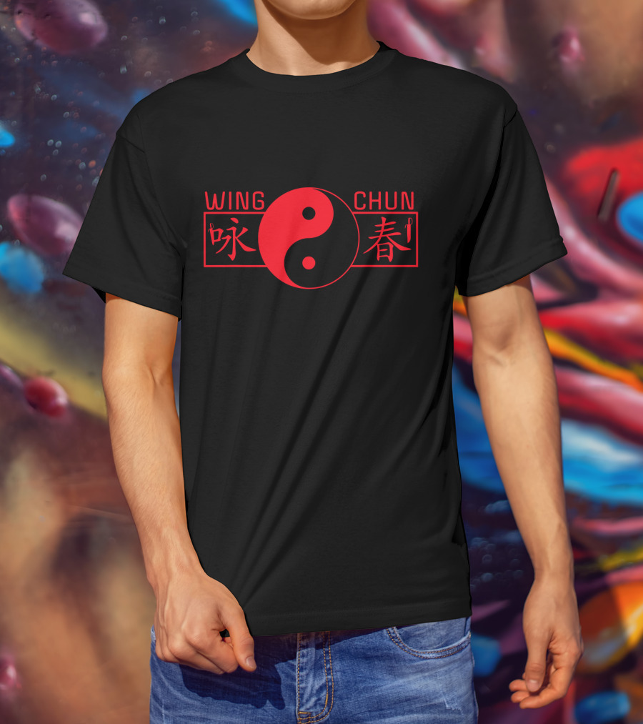 Wing Chun Kung Fu Ying Yang Chinese Martial Arts T-Shirt