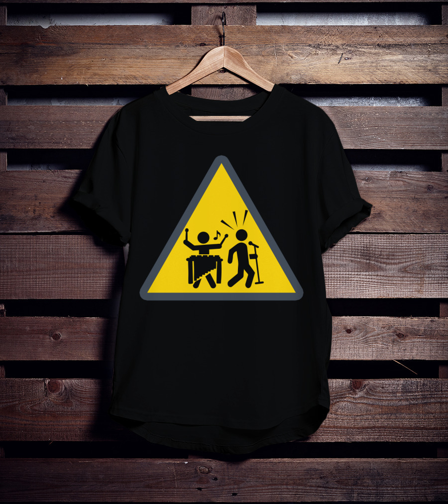 Warning Marimba Music And Singing Comedy T-Shirt