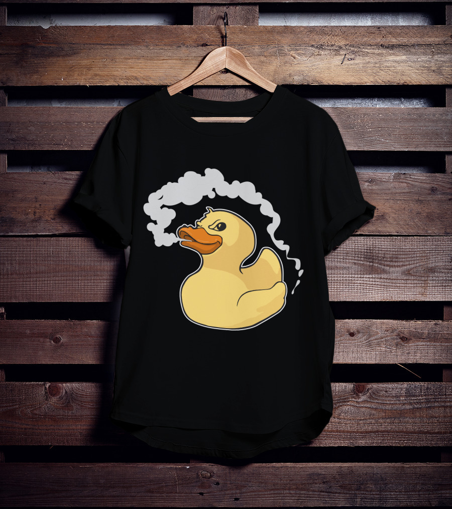 Fire Breathing Rubber Ducky With Smoke T-Shirt