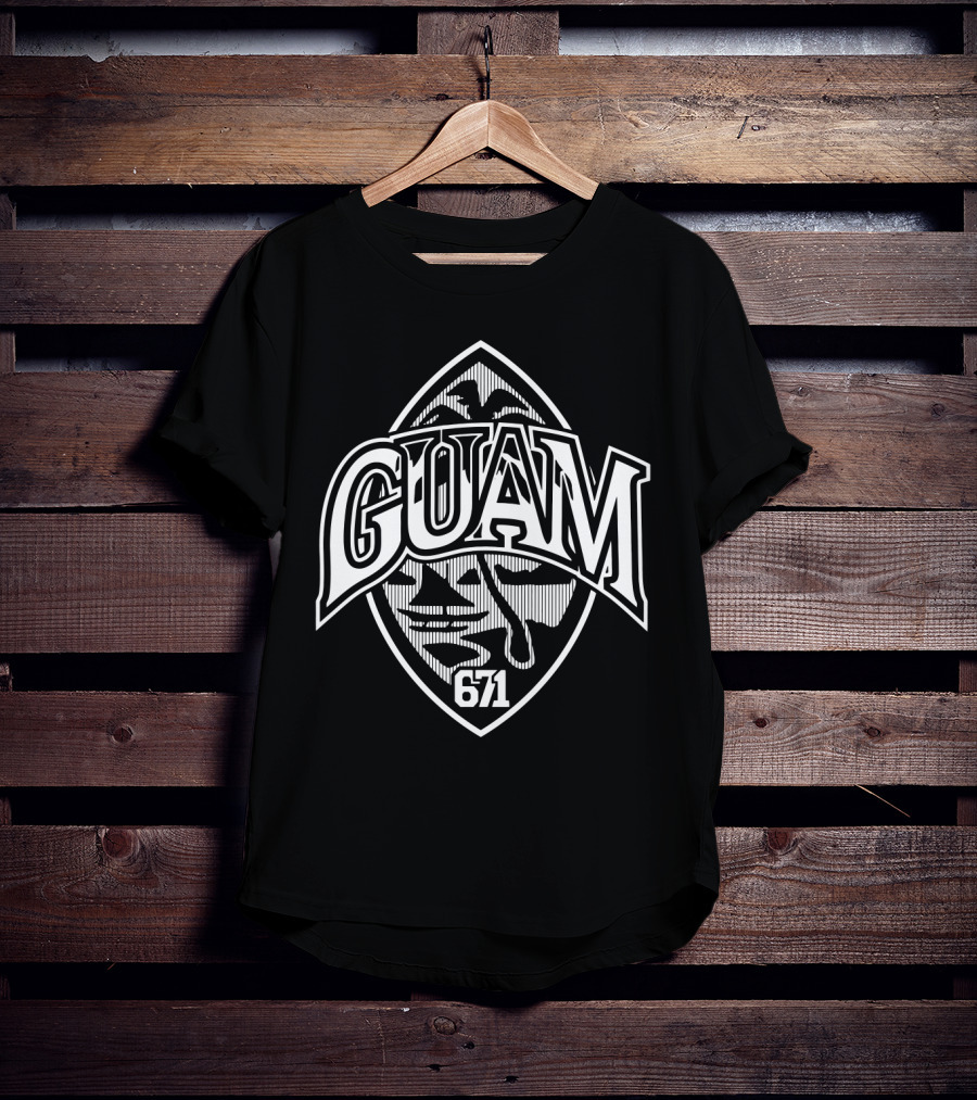 Guam USA 671 Chamorro Pride Seal T-Shirt