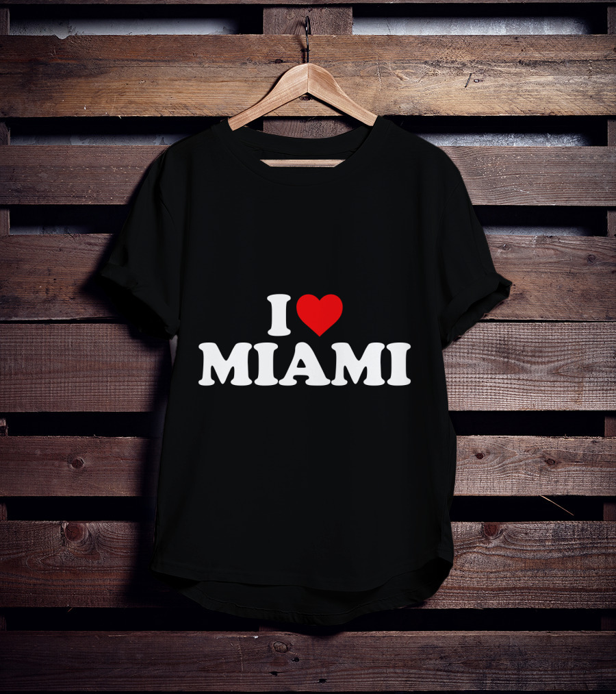 I Love Miami Heart Icon T-Shirt