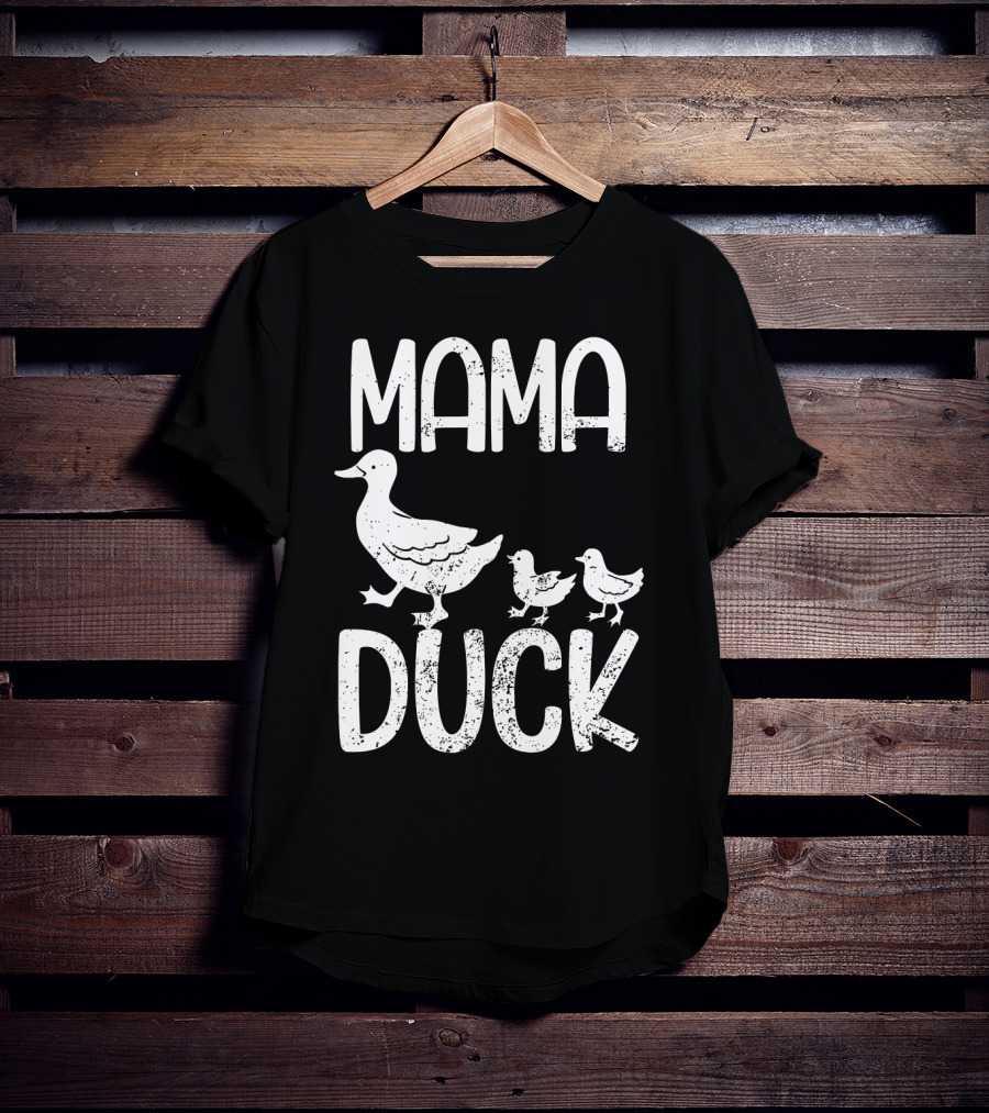 Mama Duck With Kids Mothersday T-Shirt