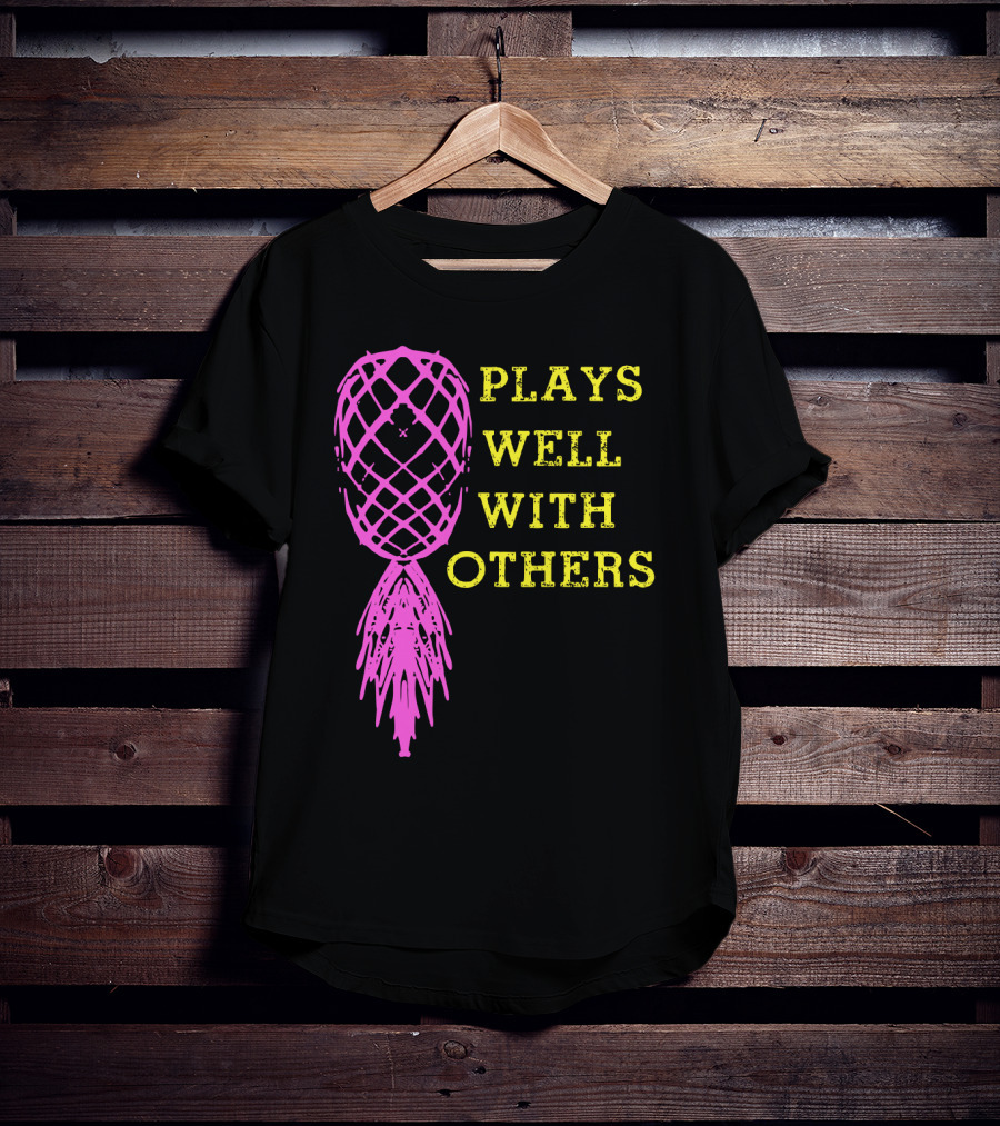 Plays Well With Others Pineapple Abstract Xylophone T-Shirt
