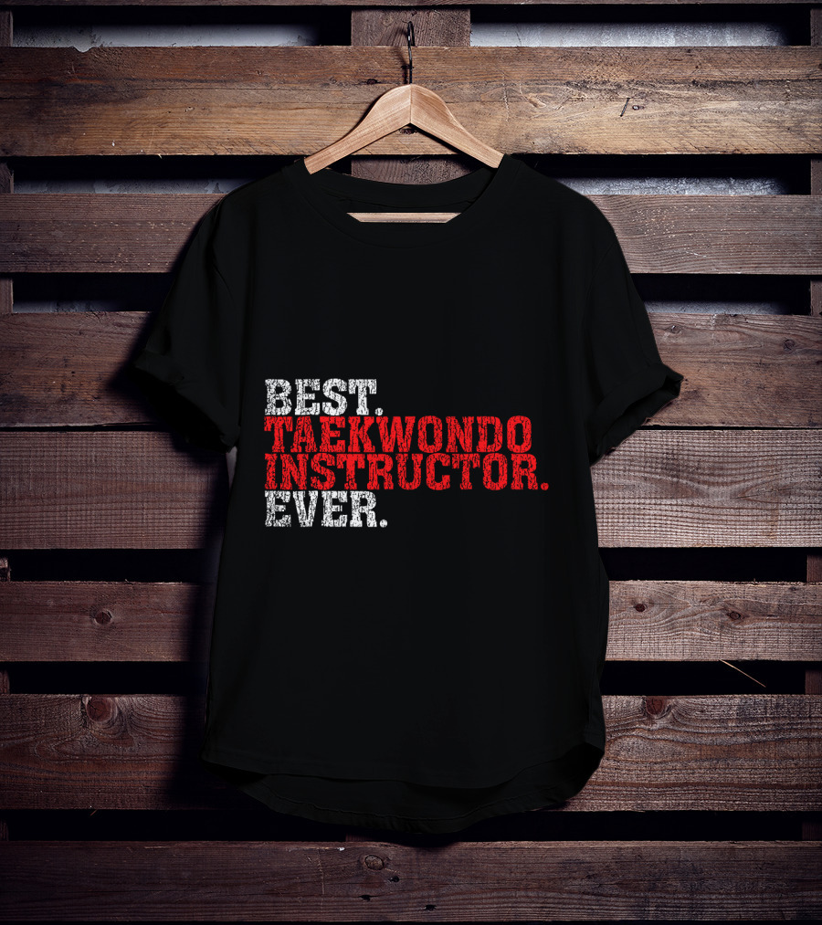 Best Taekwondo Instructor Ever T-Shirt