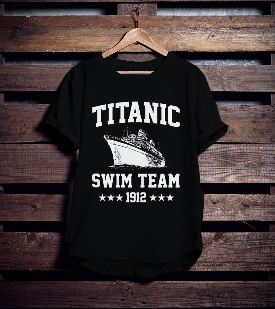 Titanic Swim Team 1912 Funny Cruise Ship T-Shirt