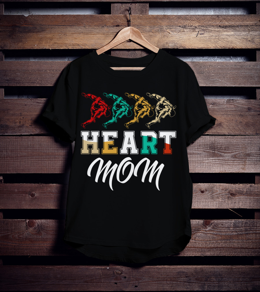 Heart Mom Wrestlers T-Shirt