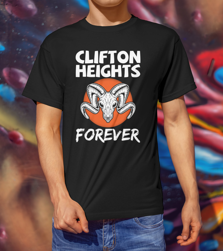 Clifton Heights Forever Ram Skull T-Shirt