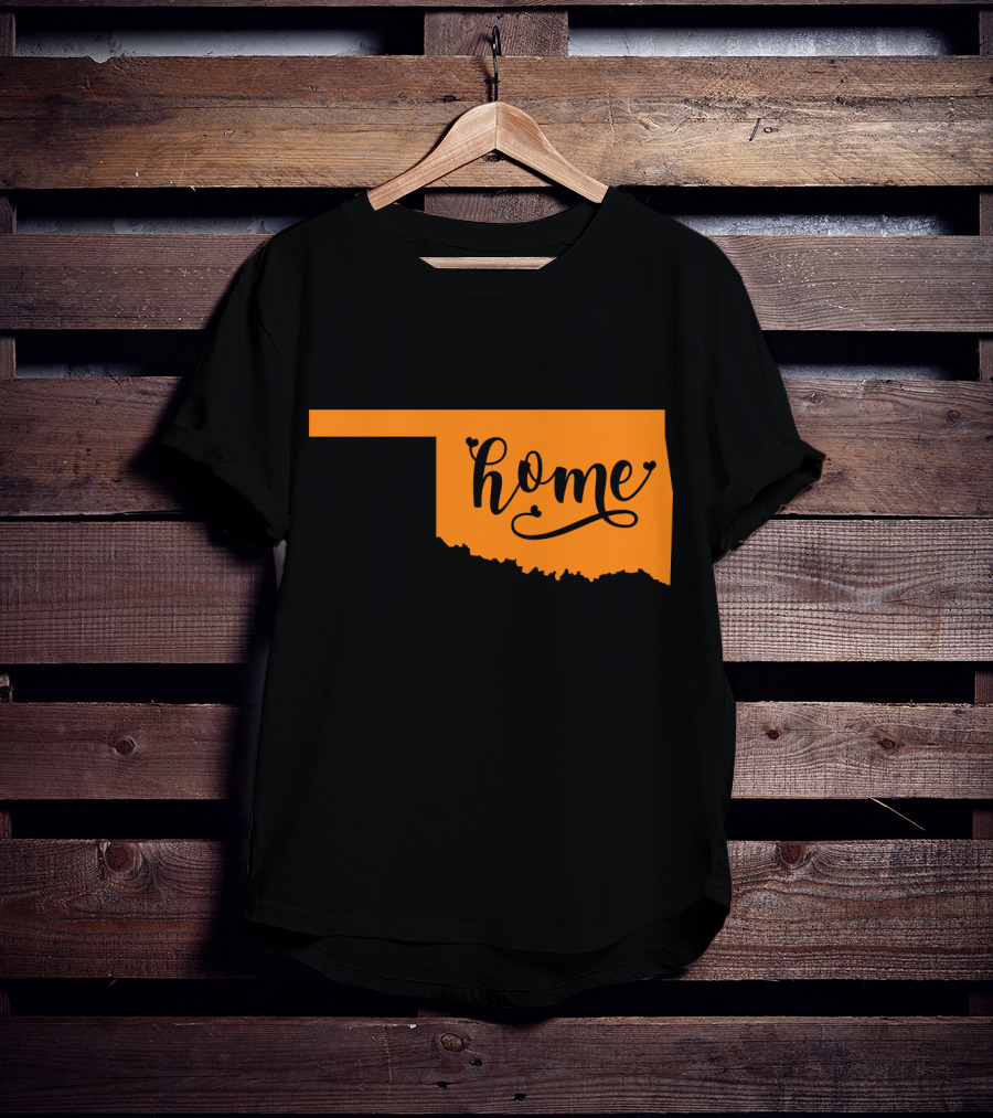 Oklahoma Home Map T-Shirt
