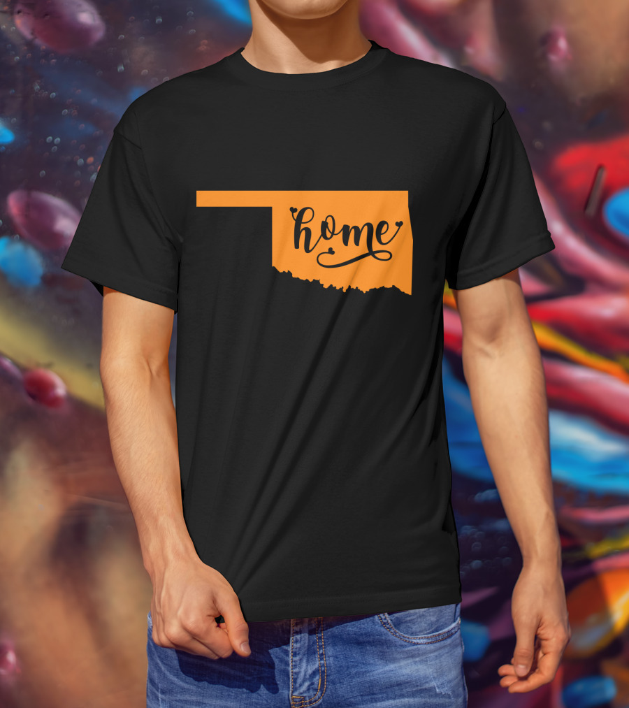 Oklahoma Home Map T-Shirt