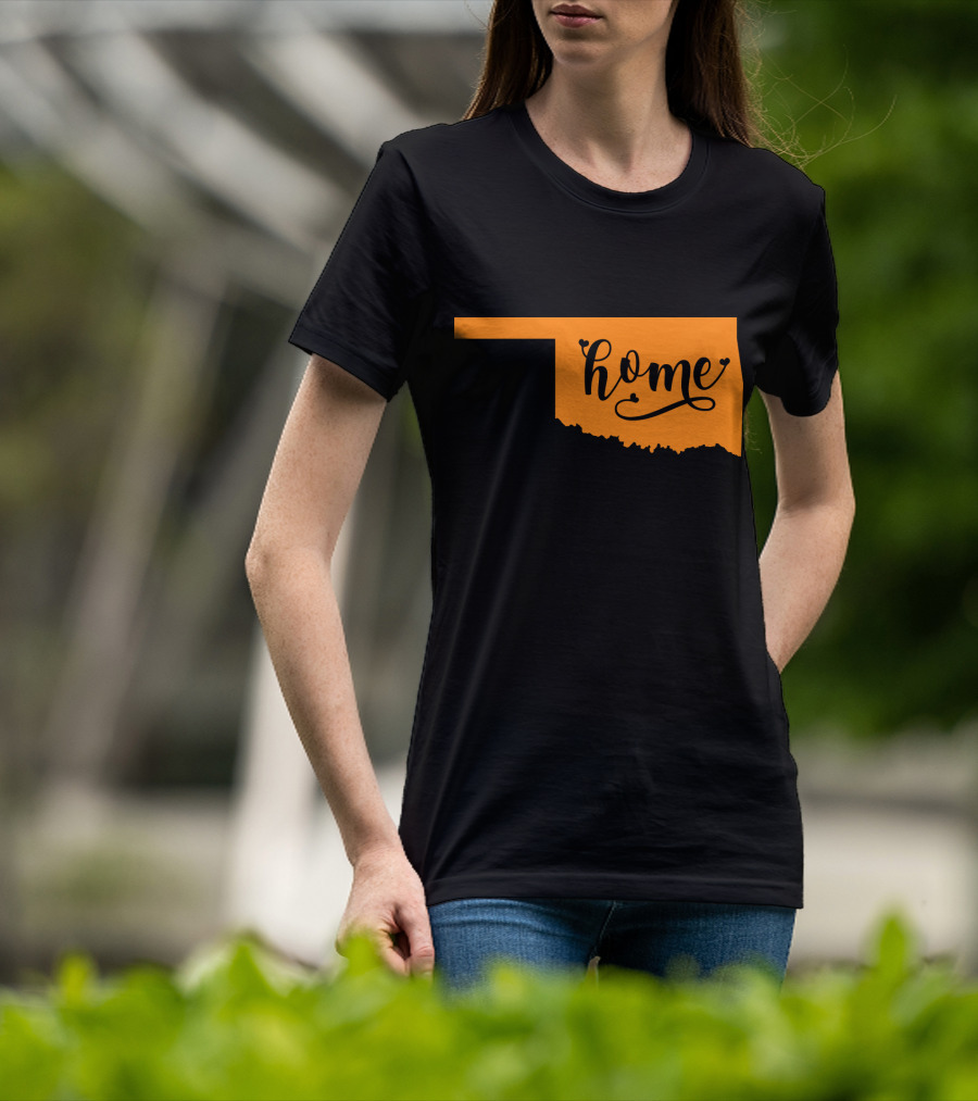 Oklahoma Home Map T-Shirt