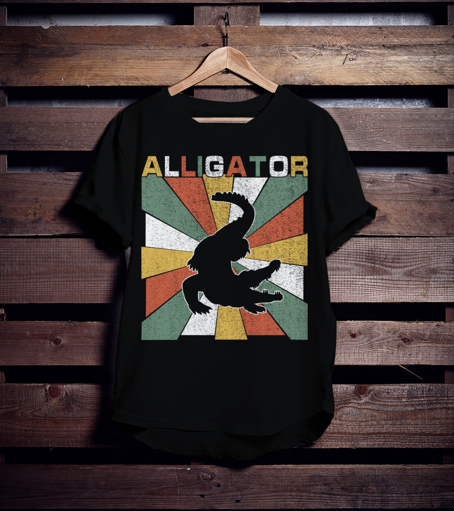 Alligator Retro 70s Vintage T-Shirt