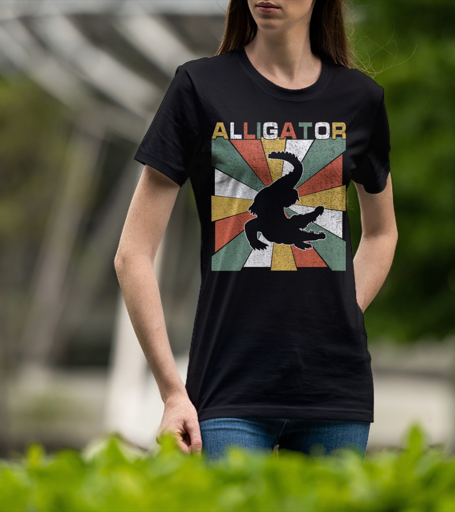 Alligator Retro 70s Vintage T-Shirt