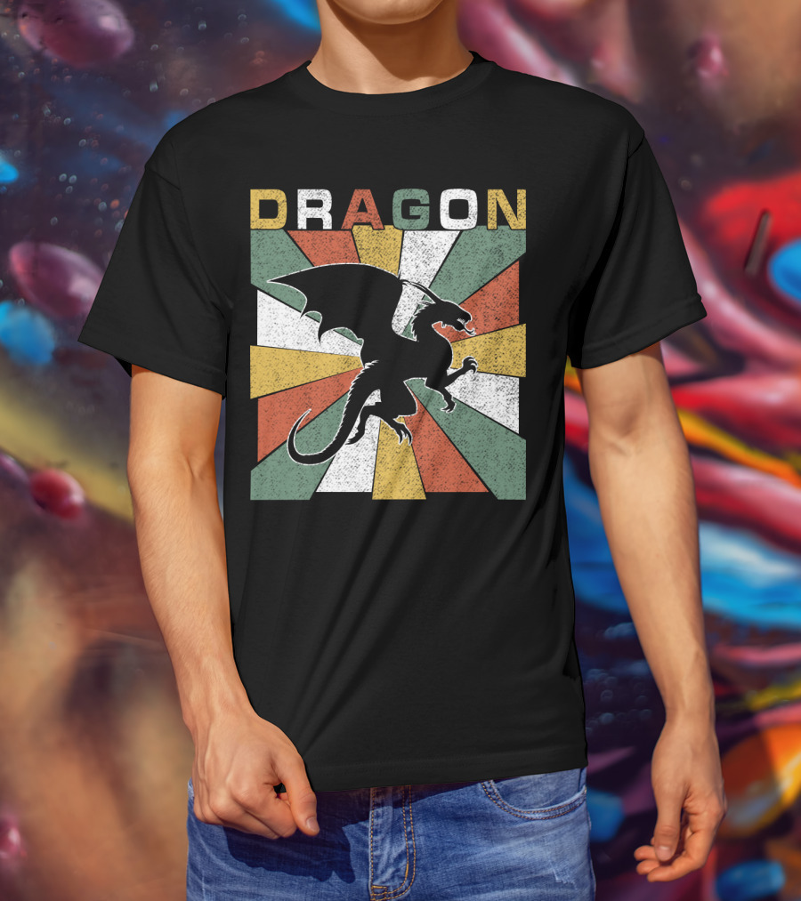 Dragon Vintage 70s Rainbow Burst T-Shirt
