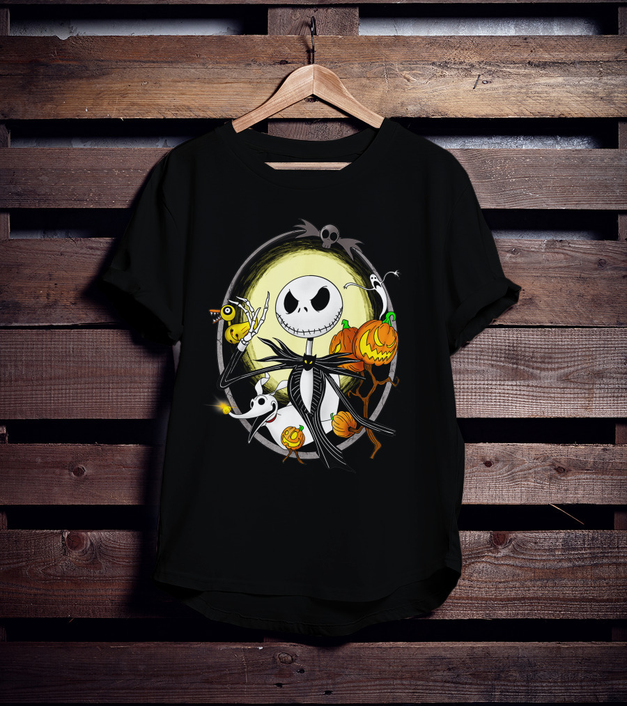 Jack Skellington Halloween Celebration Scene T-Shirt