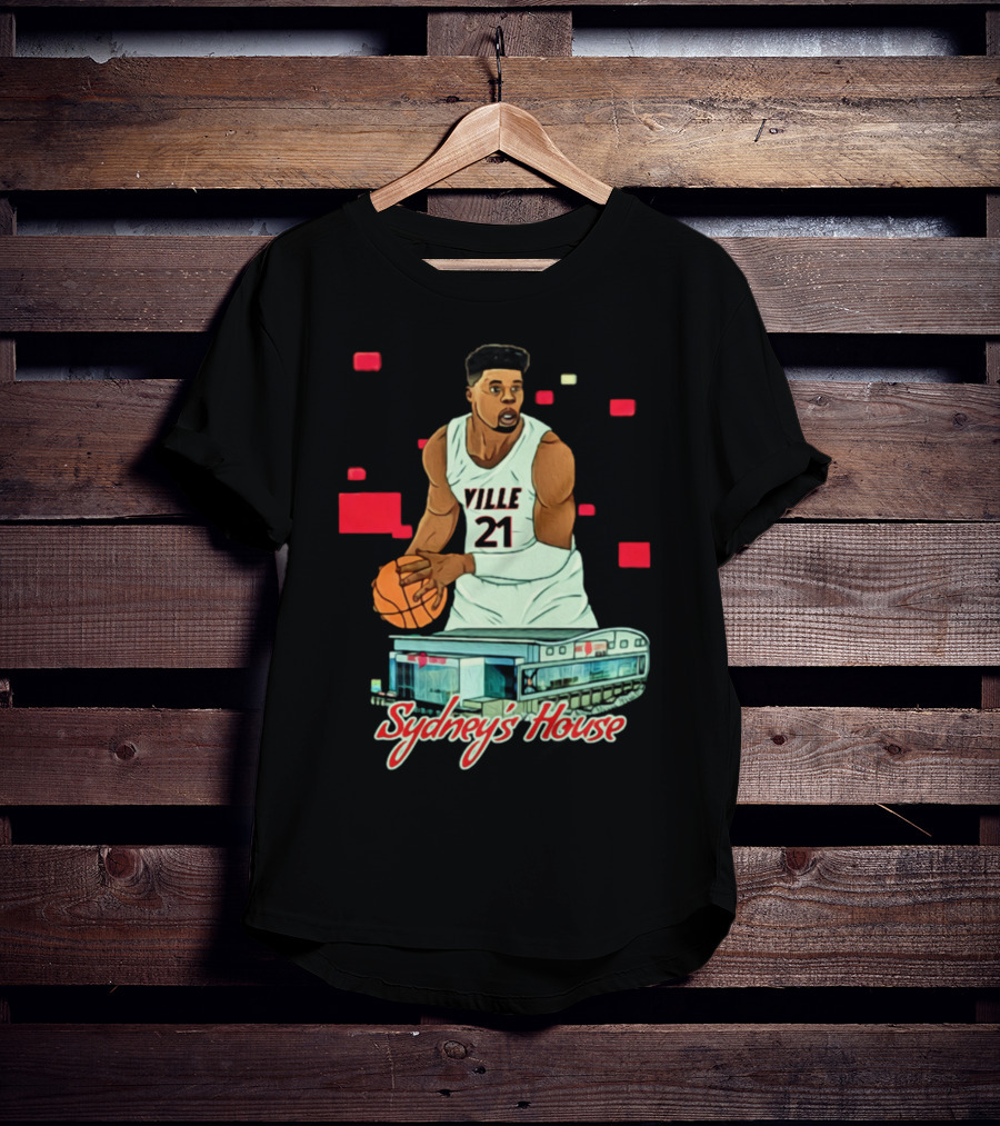 Sydney's House Ville 21 Basketball Player T-Shirt