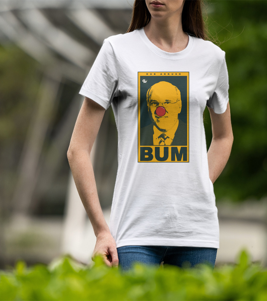 Game On Wisconsin Hub Arkush Bum Clown Nose T-Shirt