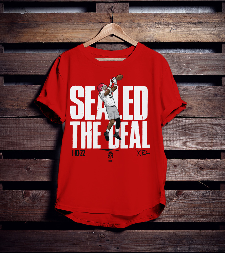 Kelee Ringo Sealed The Deal 1-10-22 Football Catch T-Shirt