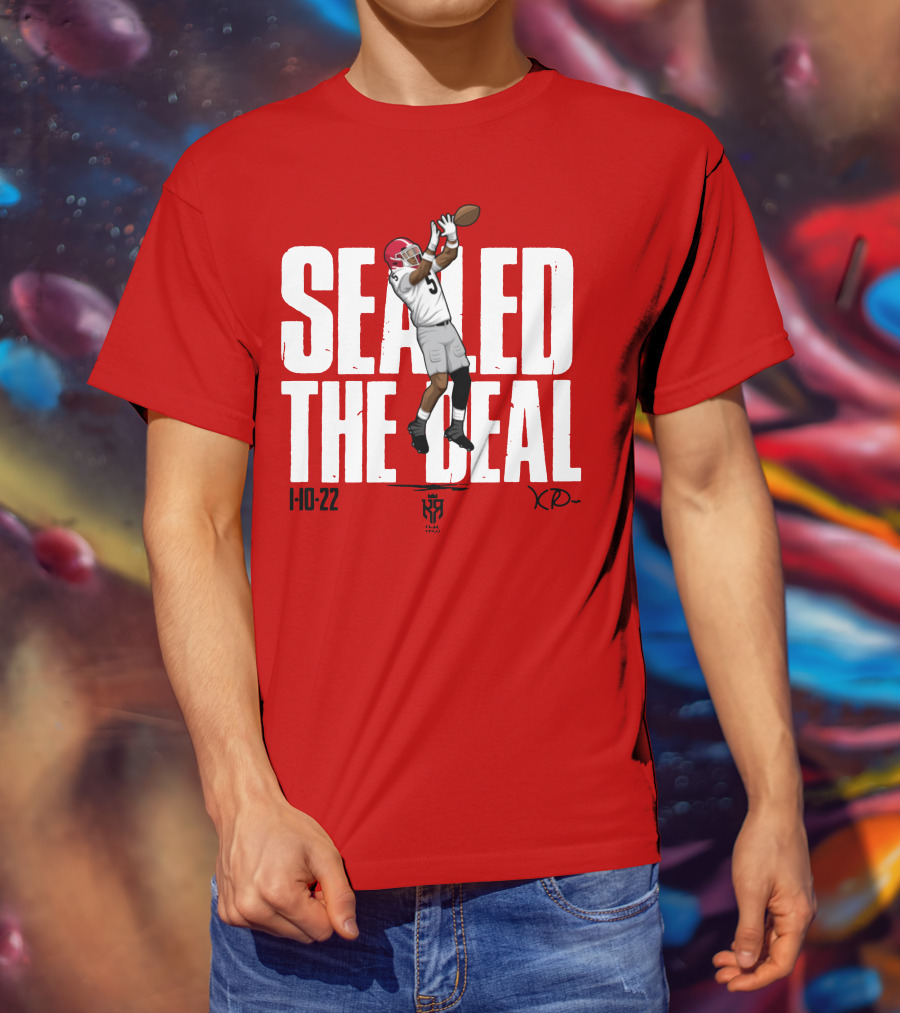 Kelee Ringo Sealed The Deal 1-10-22 Football Catch T-Shirt
