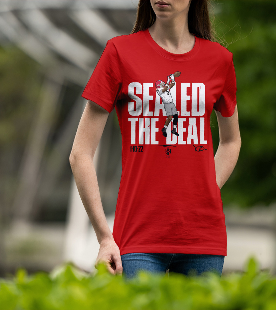 Kelee Ringo Sealed The Deal 1-10-22 Football Catch T-Shirt