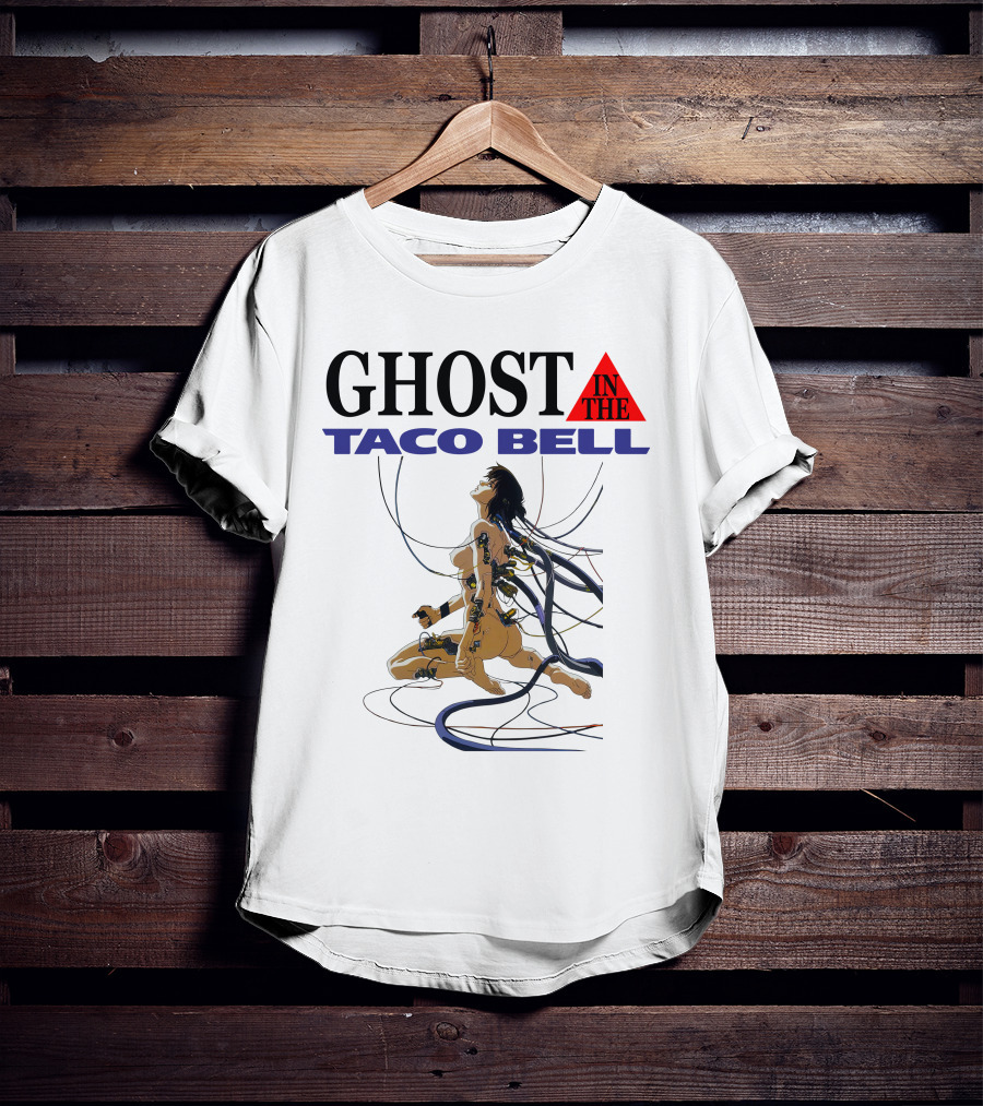 Ghost In The Taco Bell Cyber Aesthetic Fusion T-Shirt