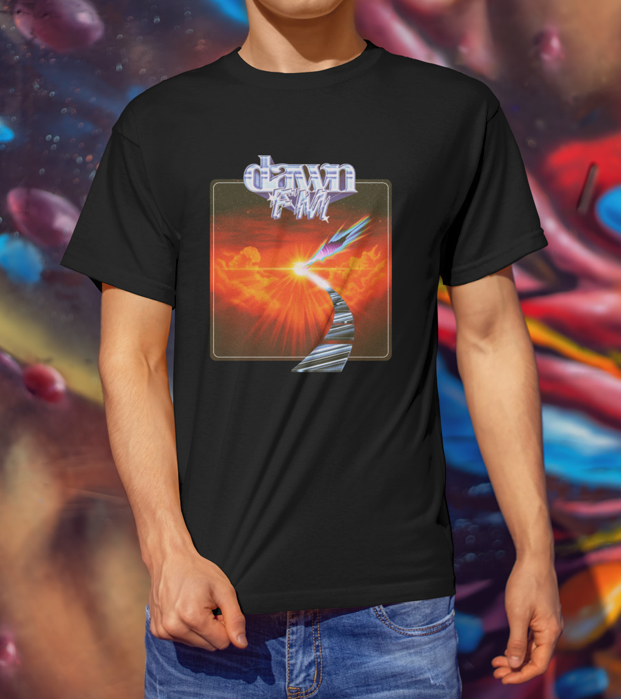 Dawn FM Radiant Pathway Album Cover Aesthetic T-Shirt
