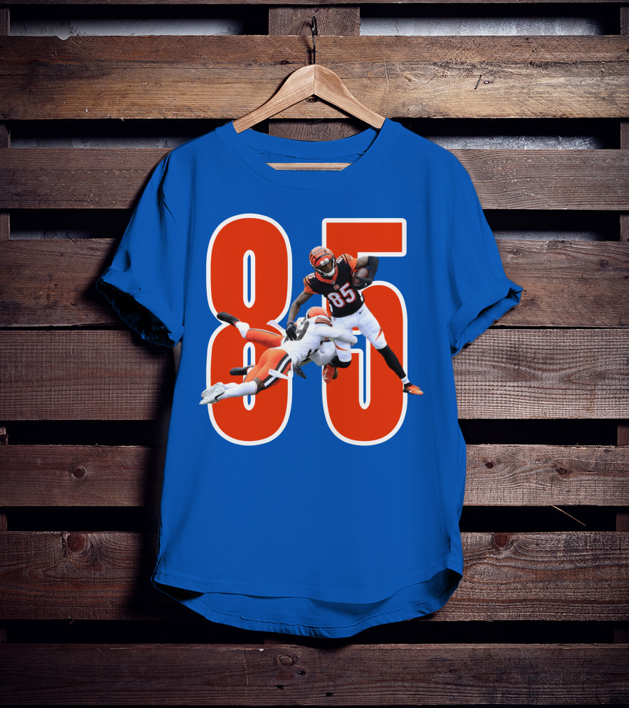 Tee Higgins Tamaurice William Cincinnati Bengals 85 Football T-Shirt