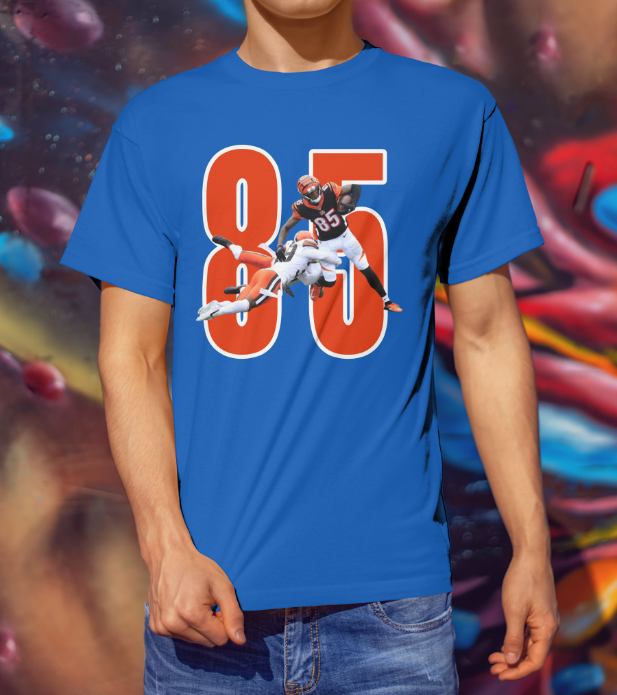 Tee Higgins Tamaurice William Cincinnati Bengals 85 Football T-Shirt