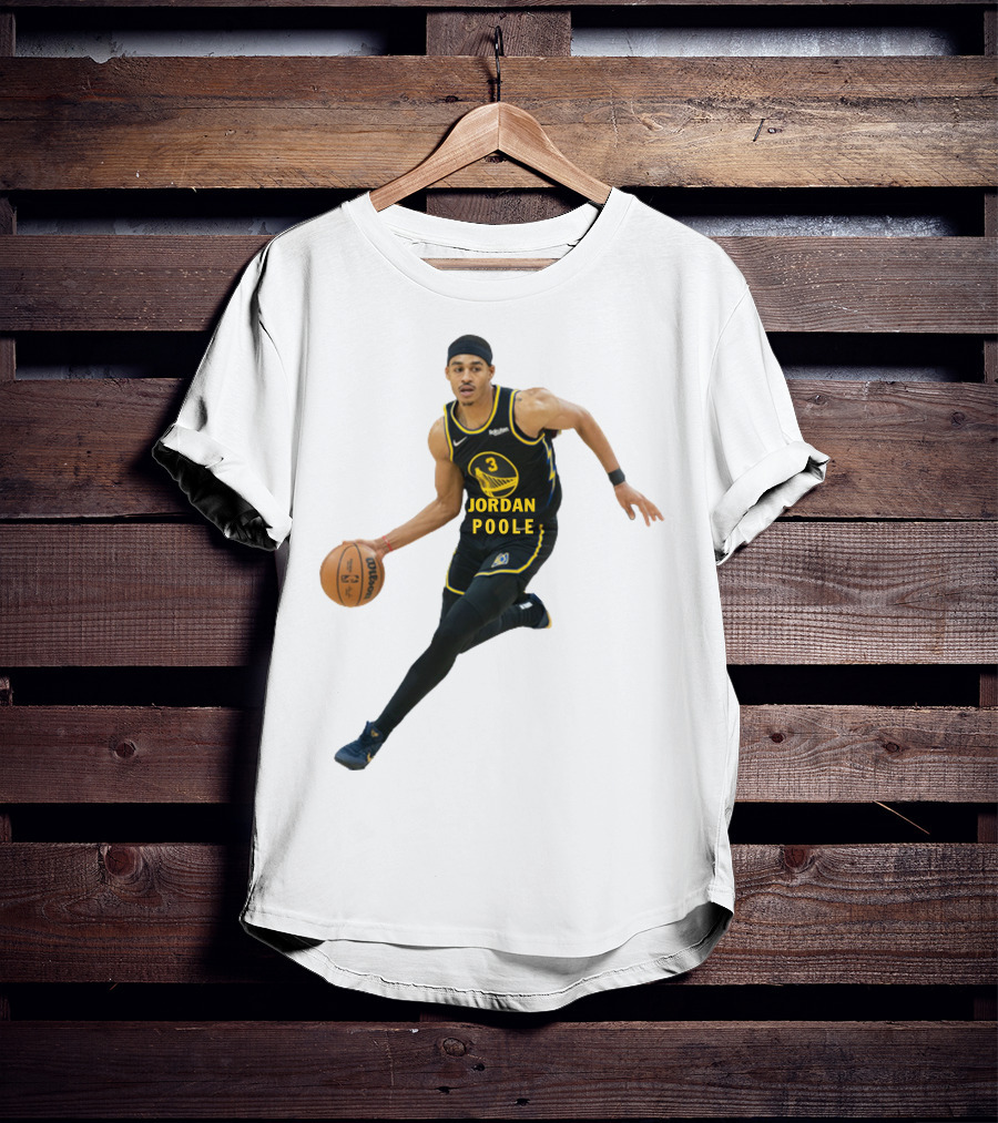 Jordan Poole NBA Golden State Warriors Basketball T-Shirt