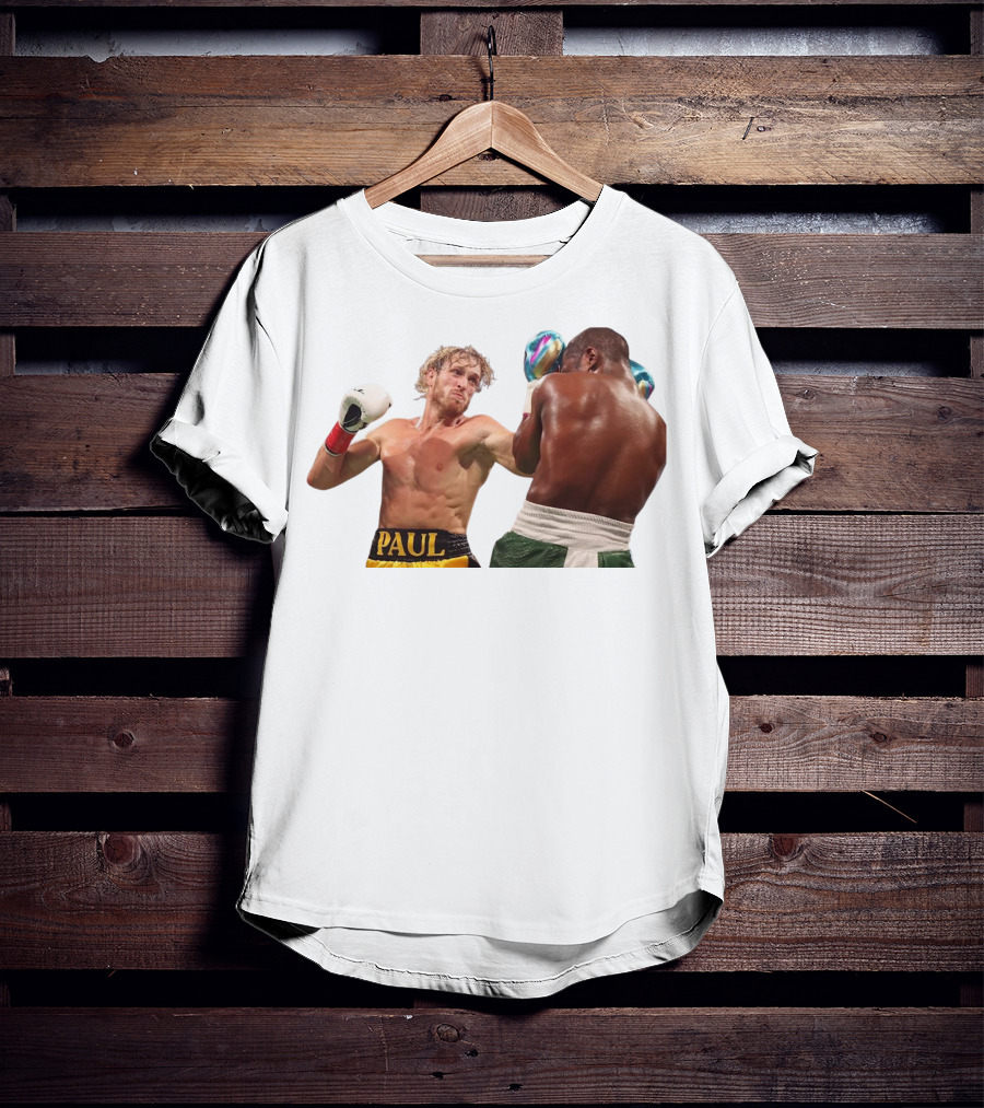 Logan Paul Boxing Match Action Scene T-Shirt