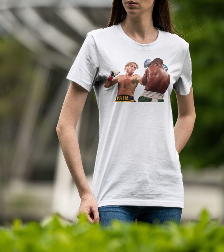 Logan Paul Boxing Match Action Scene T-Shirt