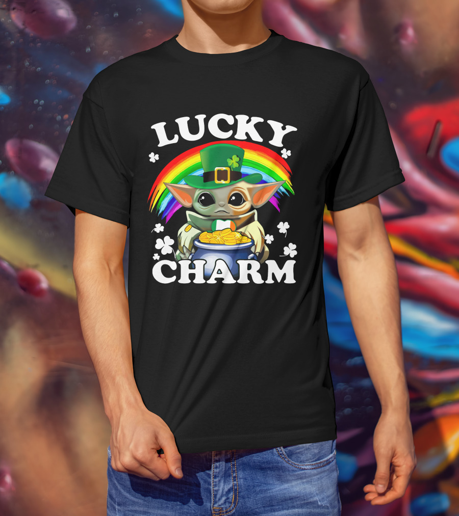 BBYD Lucky Charm Rainbow Leprechaun Coins T-Shirt