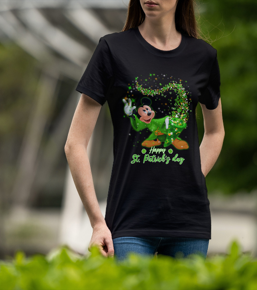 Happy St. Patrick's Day Mickey Mouse T-Shirt