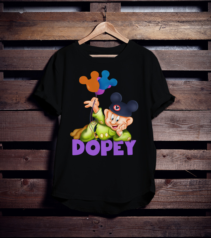 Dopey Balloons Pixar Crossover T-Shirt