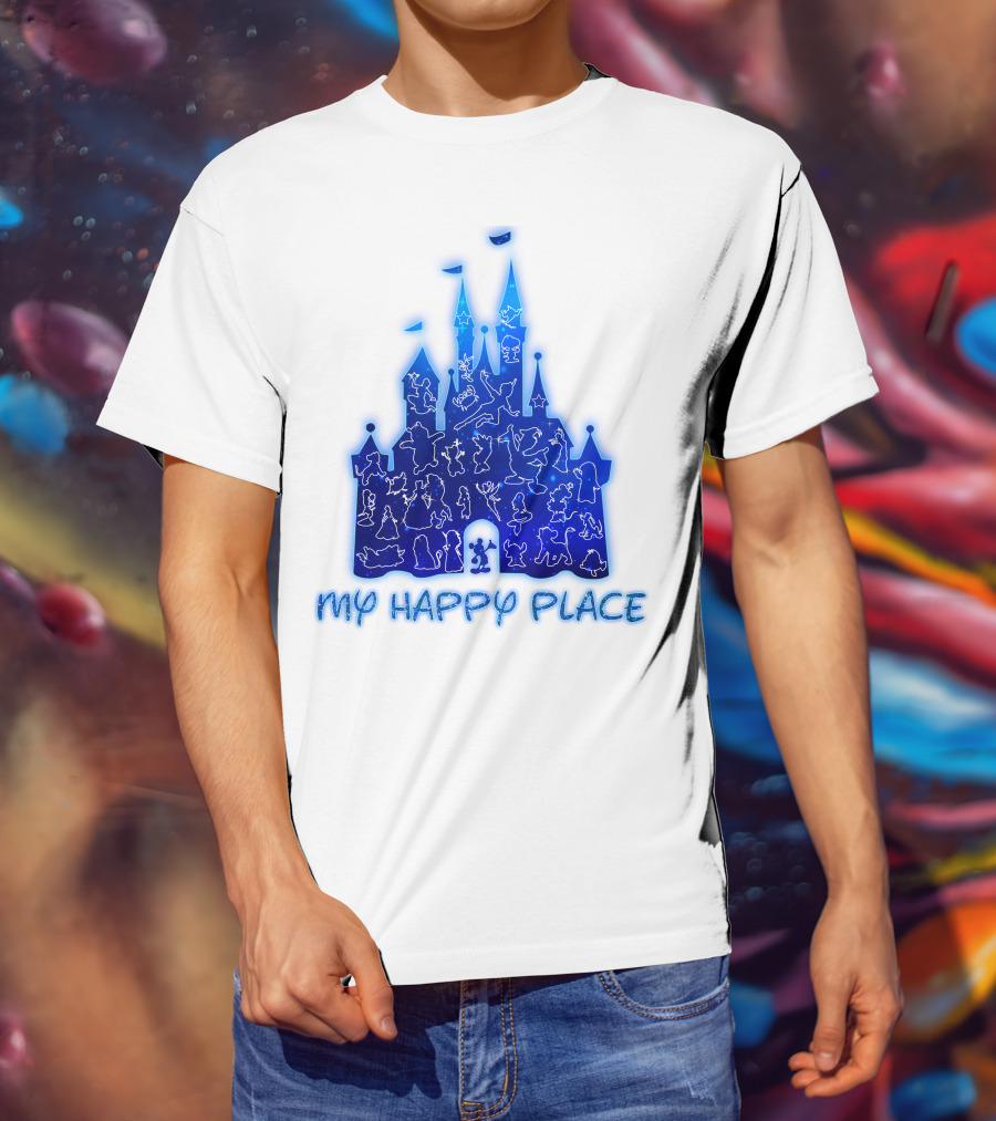 My Happy Place Disney Castle T-Shirt