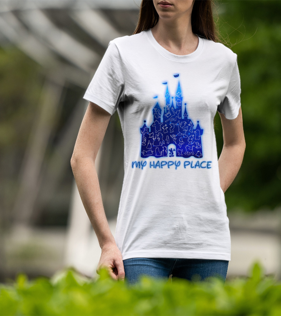 My Happy Place Disney Castle T-Shirt