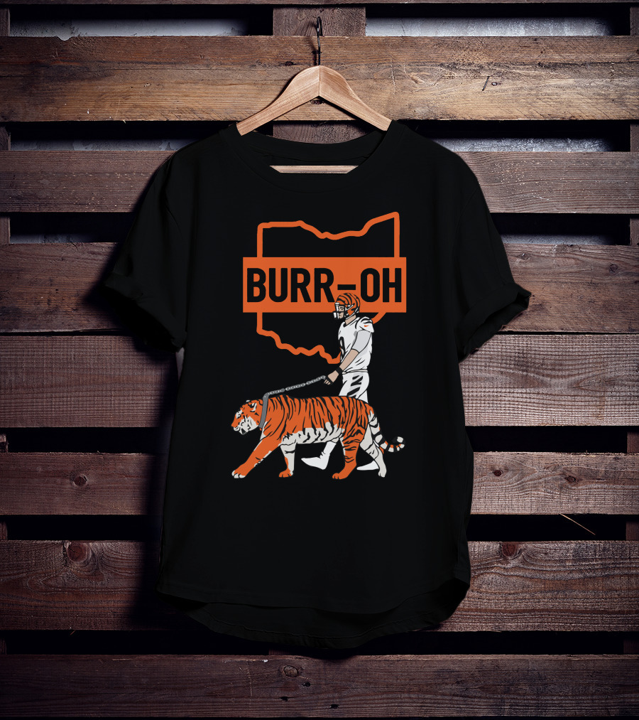 BURR-OH Cincinnati Bengals Tiger Walk T-Shirt