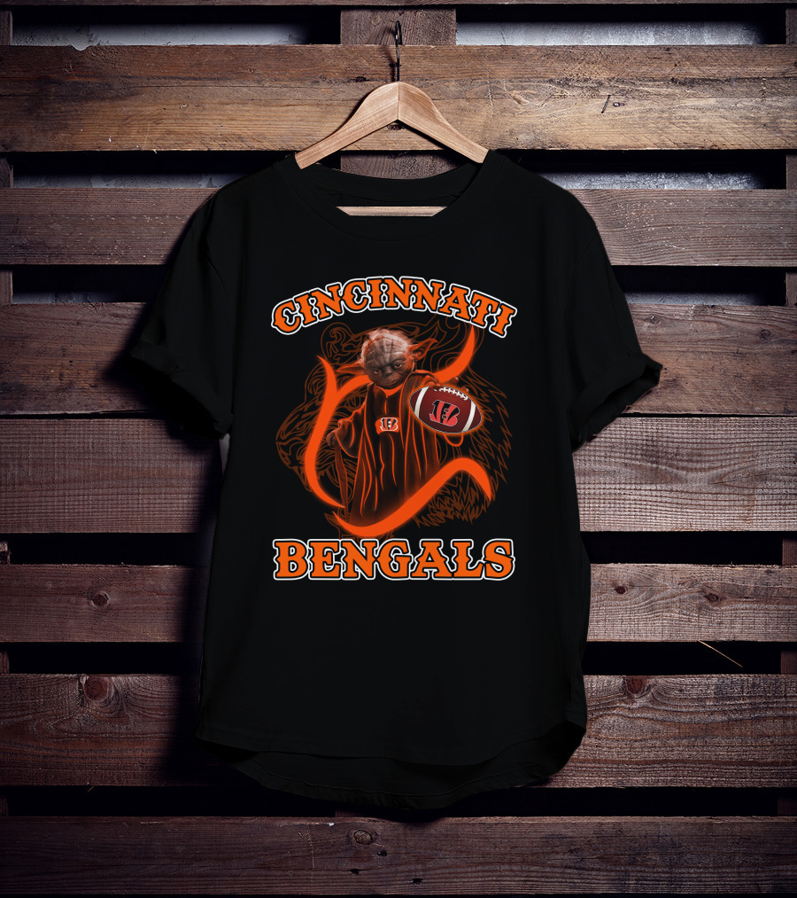 Cincinnati Bengals Yoda Football Force T-Shirt