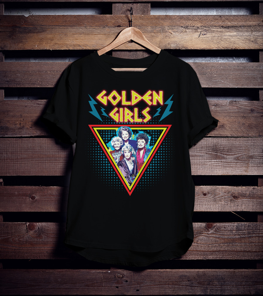 Golden Girls 80s Lightning Triangle T-Shirt