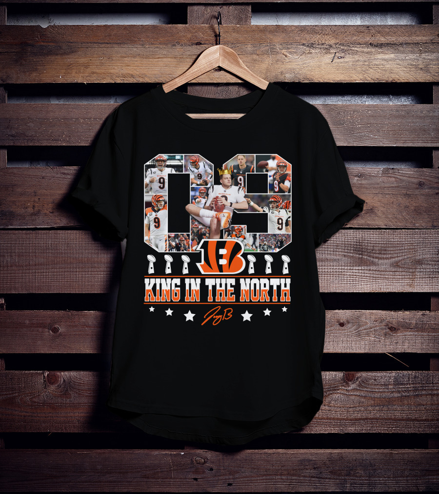 09 King In The North Bengals Football QB T-Shirt