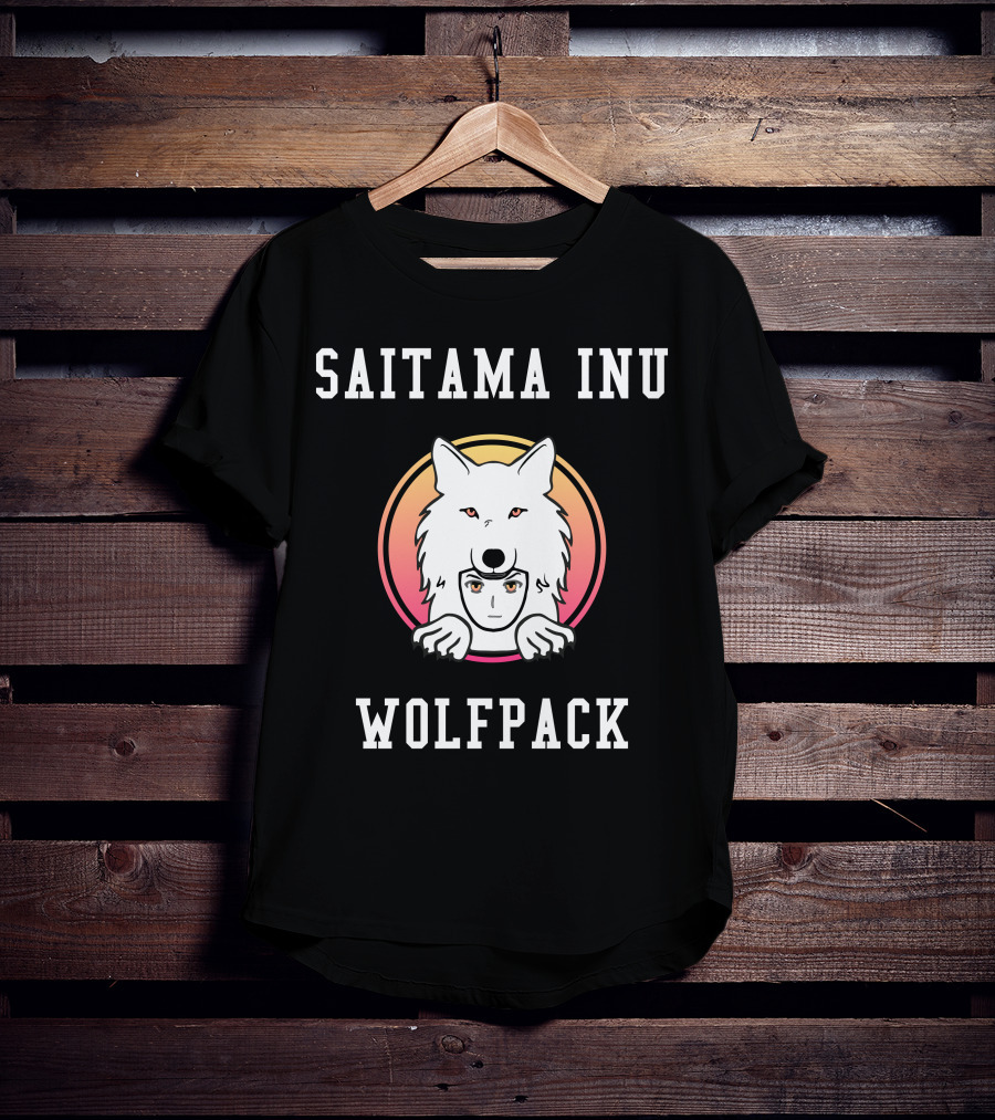 Saitama Inu Wolfpack Crypto Token Cryptocurrency T-Shirt