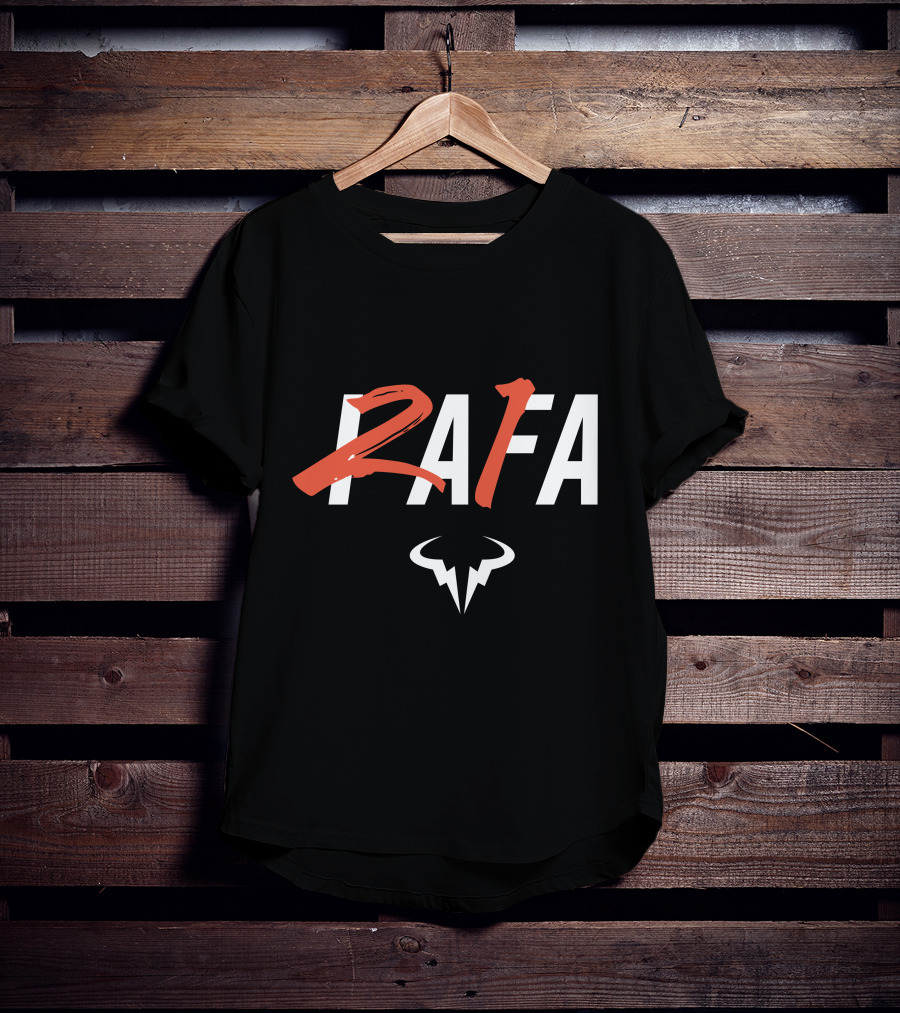 Rafael Nadal Rafa 21 Bull T-Shirt