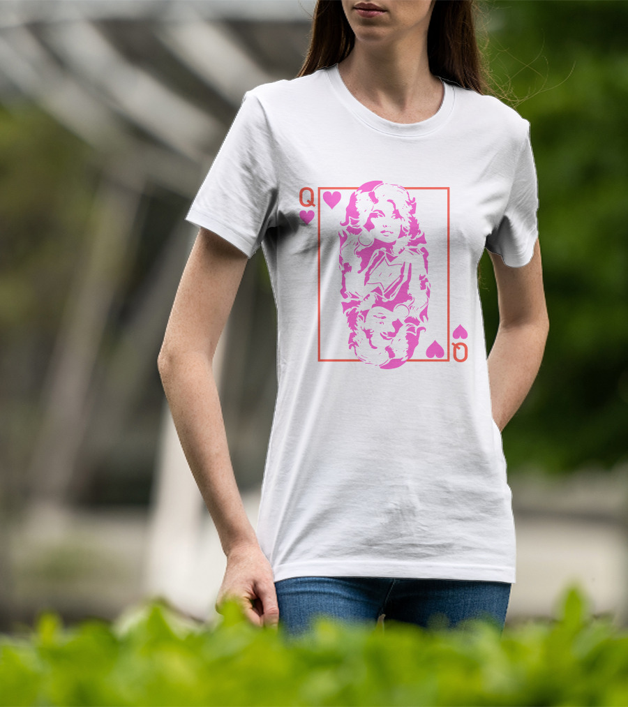 Dolly Parton Playing Card Queen Heart T-Shirt