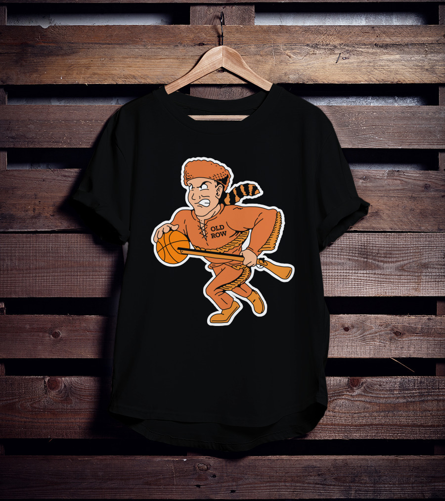 Old Row TN Basketball Pioneer Cartoon T-Shirt