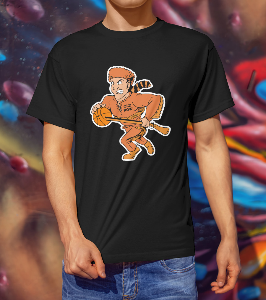Old Row TN Basketball Pioneer Cartoon T-Shirt